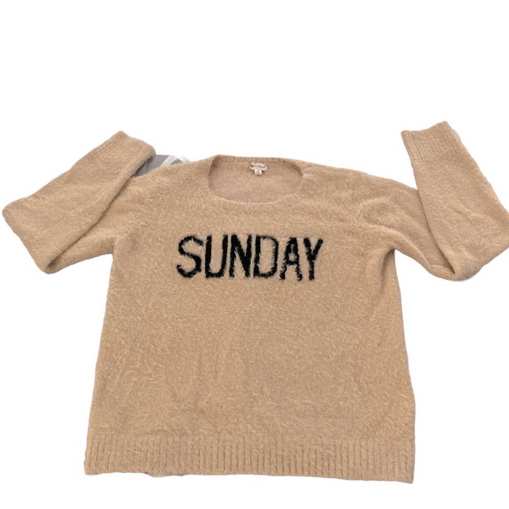 Beautiful Camel Colored and SOFT Oversized Unique Sweater